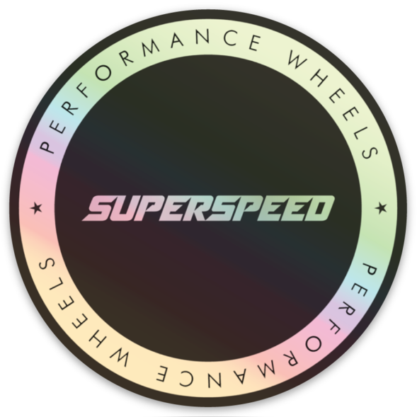 Superspeed The Badge Holographic Sticker