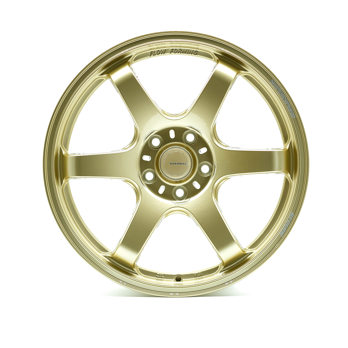 Superspeed Wheels FlowForm RF06RR Gold 18x8.5 Face-1